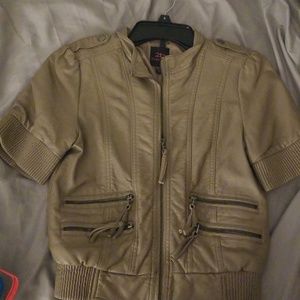 Bebe leather jacket